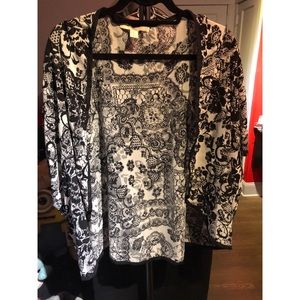 Forever 21- Black and white kimono